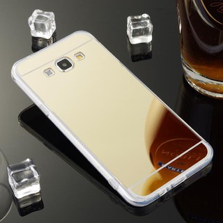 For [ Samsung Galaxy A8 ] Mirror Soft TPU Silicone Back Phone Case