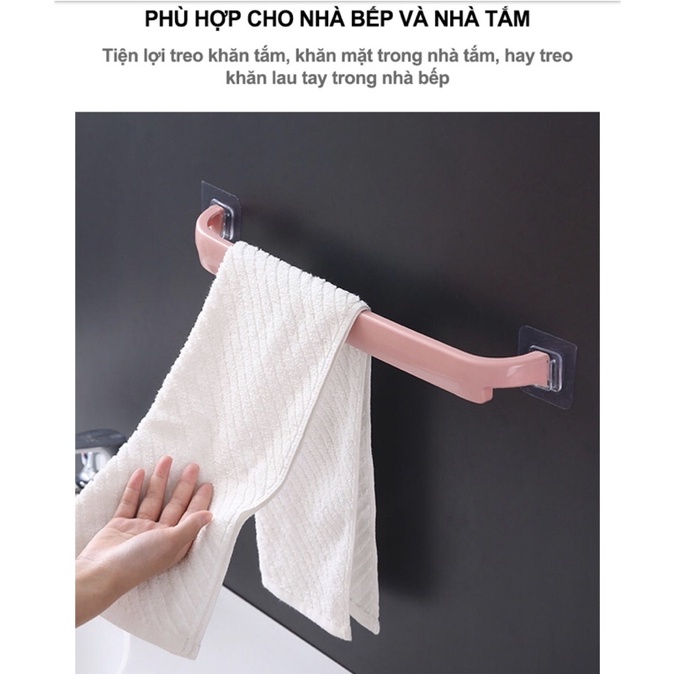 [Freeship 50k] Giá nhựa treo khăn mặt, dép trong nhà bếp, nhà tắm