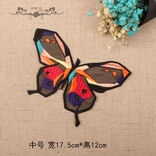 Bộ 3 sticker ủi thêu hình bướm