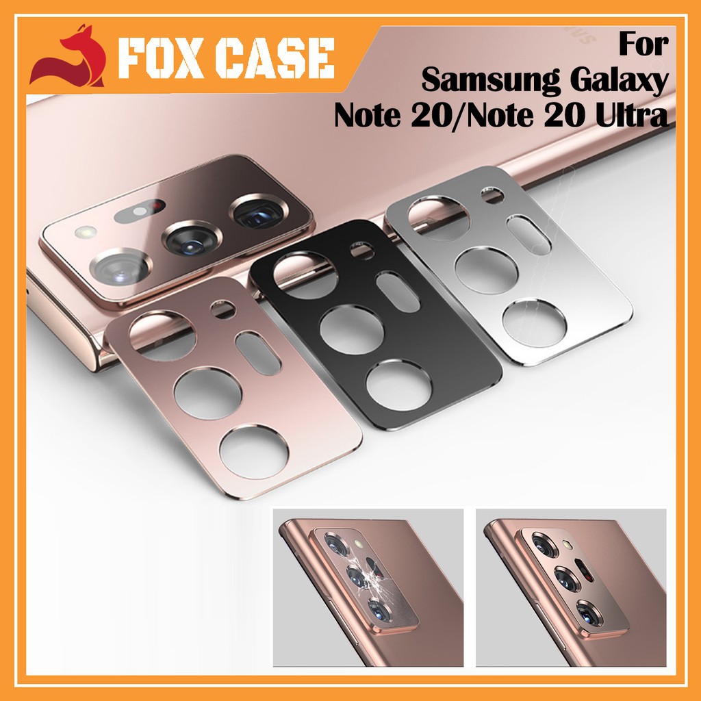 [CÓ HÀNG] Miếng dán cường lực hợp kim nhôm chống xước, bảo vệ camera Samsung Galaxy Note 20/ Note 20 Ultra - Fox Case