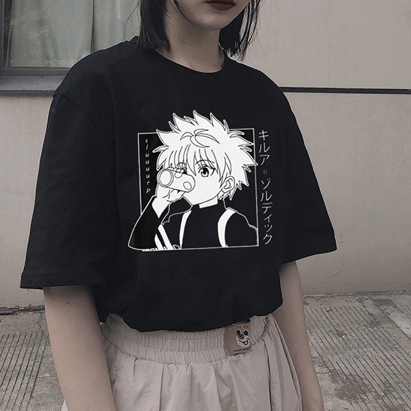 Áo Thun Tay Lỡ In Hoạt Hình Hunter X Hunter Anime Thời Trang Unisex nam nữ mẫu HOT độc đẹp giá rẻ