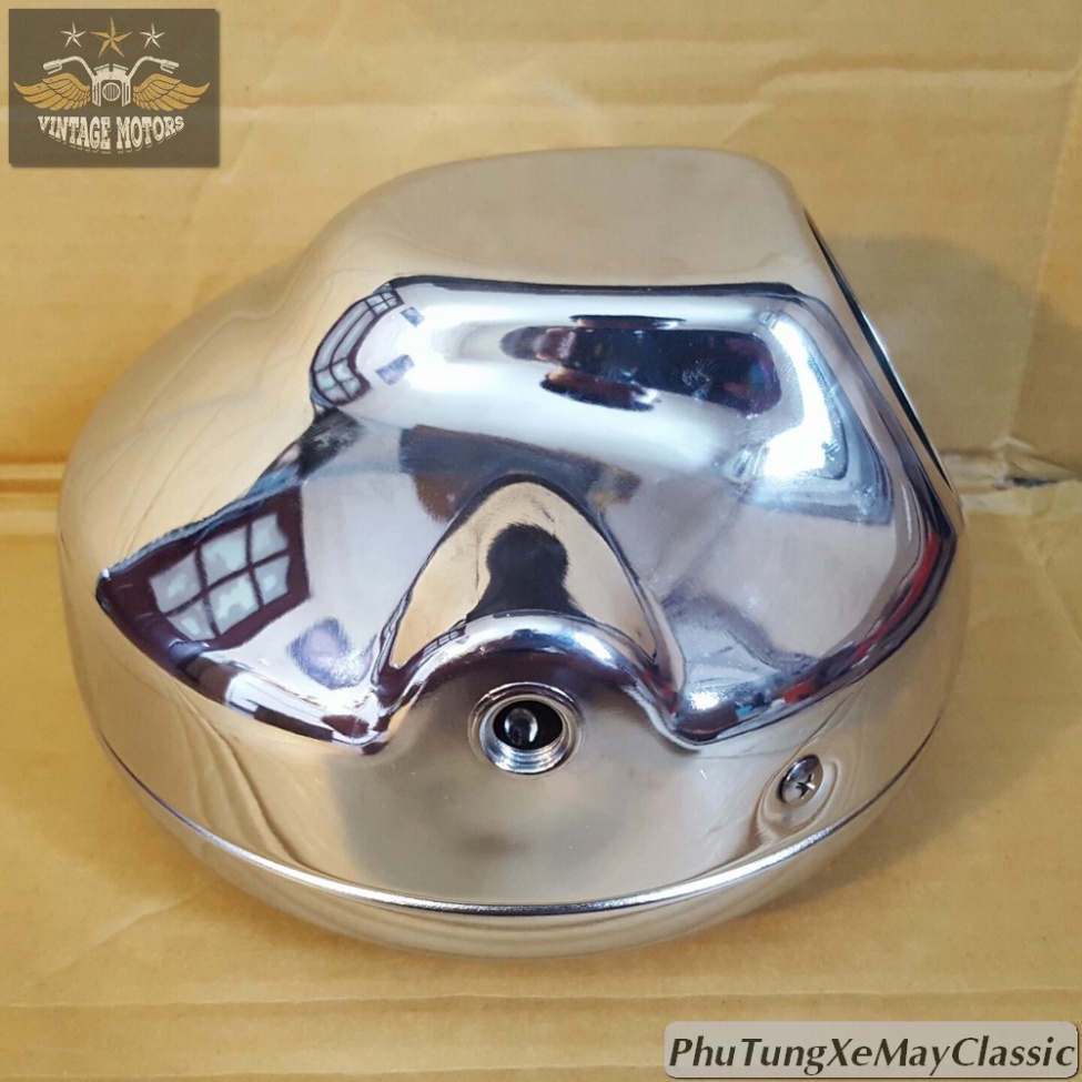 Đèn pha LA  gáo mạ cao cấp phù hợp độ xe Classic Cafe Racer CG125 SU GN125 CD 67 WIN