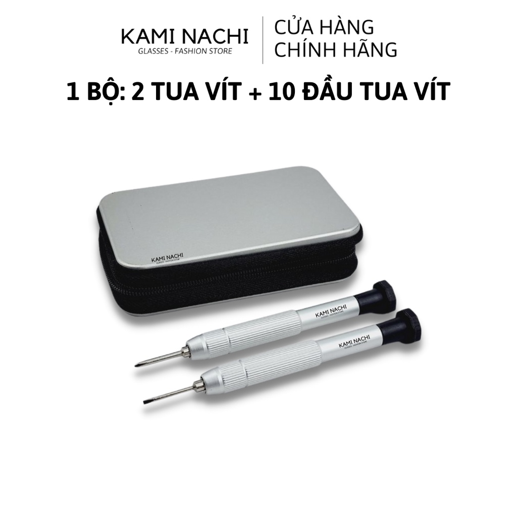 Bộ 2 tua vít cao cấp nhiều đầu chuyên dụng KAMI NACHI sửa mắt kính, đồng hồ, phụ kiện