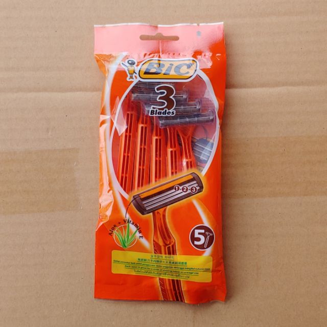 DAO CẠO RÂU BIC®️ 3 - GÓI 5 CÂY - GÓI 7 CÂY