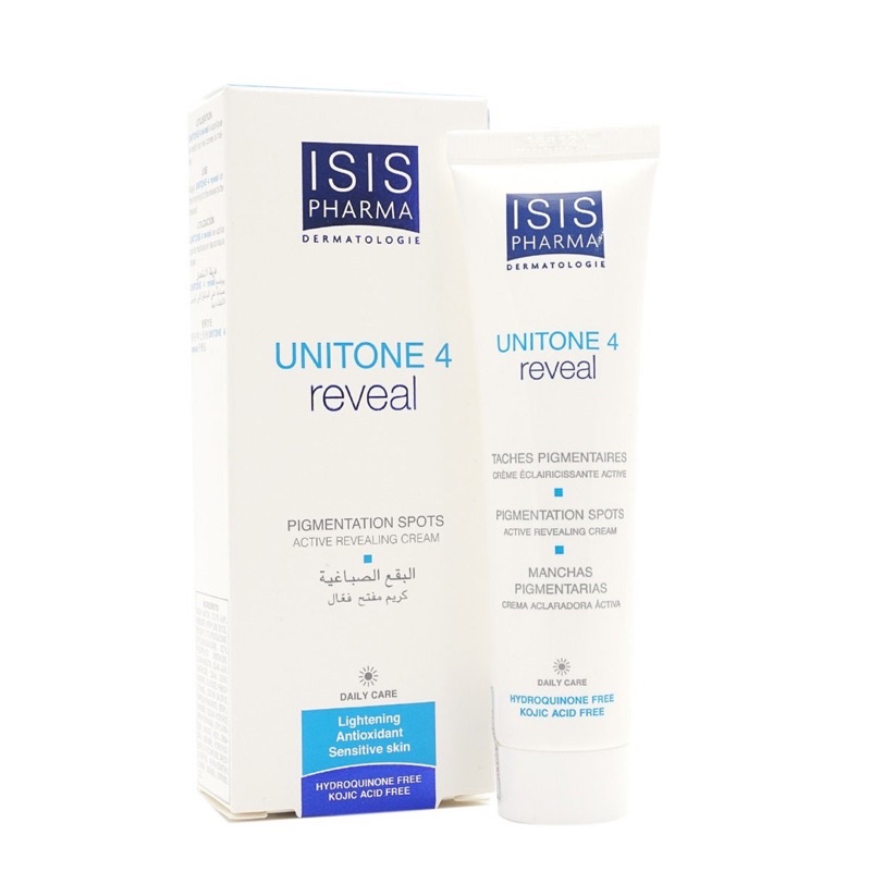 KEM DƯỠNG DA LÀM GIẢM THÂM UNITONE 4 REVEAL 30ML - ISIS PHARMA