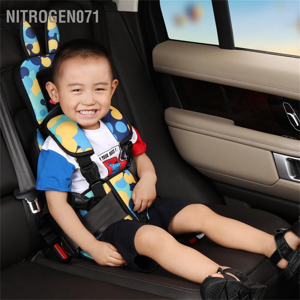 Nitrogen071 Ghế trẻ em ngồi ô tô di động Đệm an toàn cho thoáng khí Nệm dưới 12 tuổi