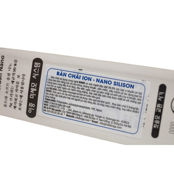 Bàn chải đánh răng ION SILISOL nhập khẩu chính hãng Hàn Quốc
