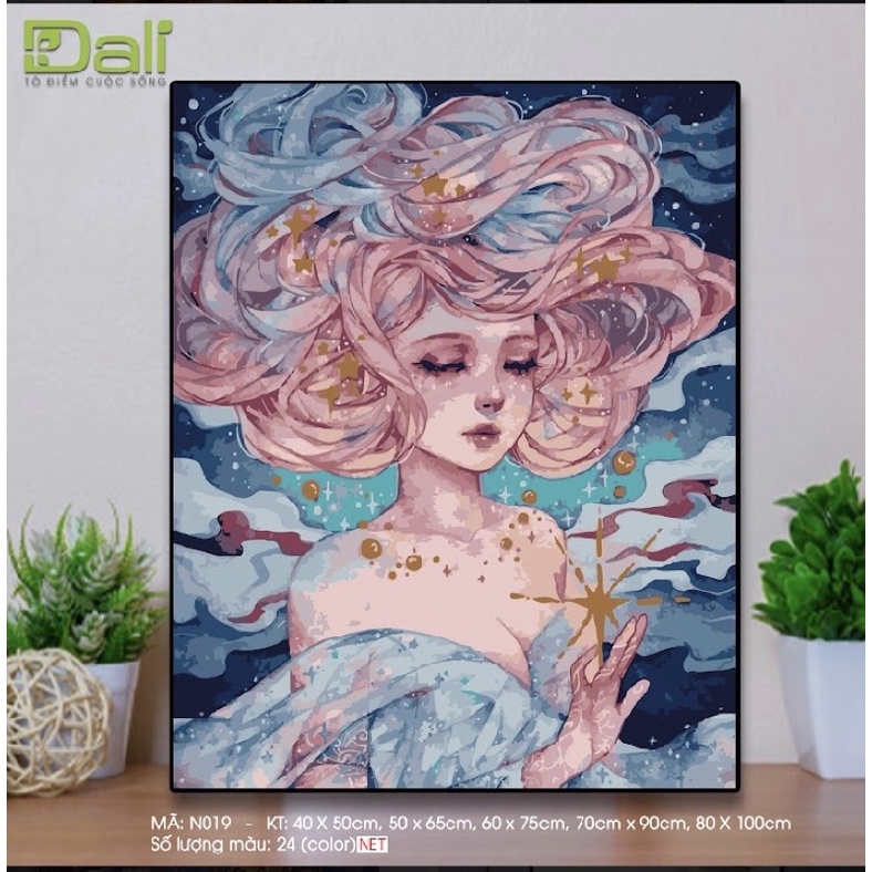 Tranh sơn dầu số hoá Dali mã N019
