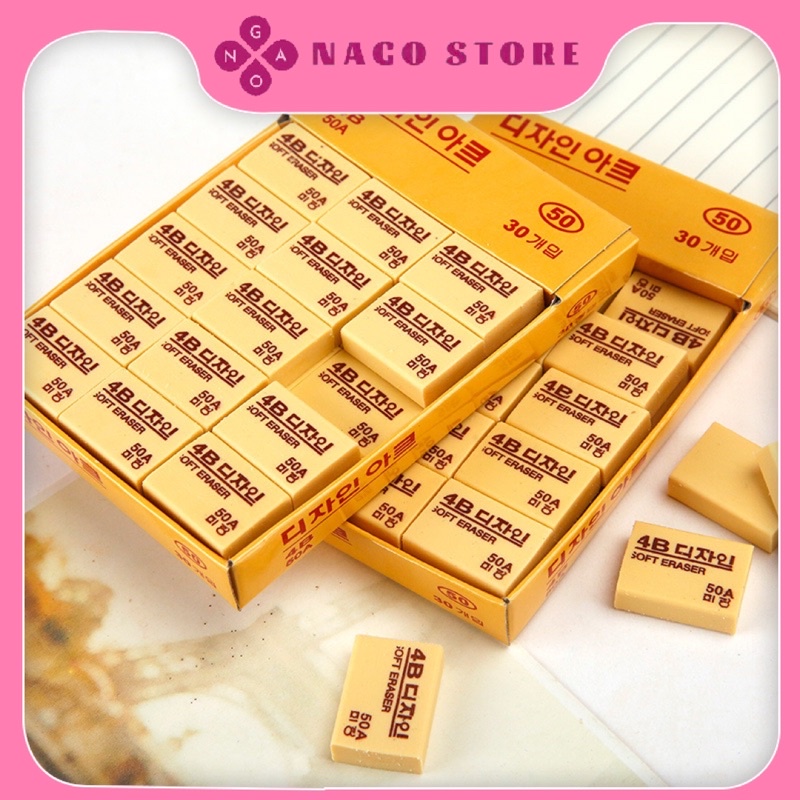 Cục tẩy , gôm tẩy 4B giá rẻ Nago Store