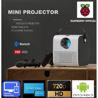 G■Máy chiếu mini Q3 - Android 9.0 - HD720p - Kết nối WIFI + Bluetooth