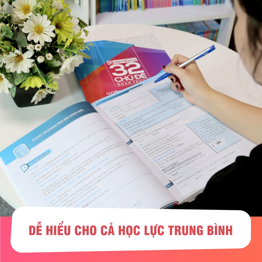 Sách Phân dạng 32 chủ đề quan trọng luyện thi THPT Quốc gia môn Toán