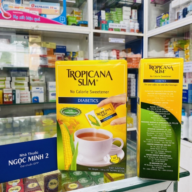 ✅[CHÍNH HÃNG] Đường bắp Tropicana Slim Diabetics - Hộp 50 gói