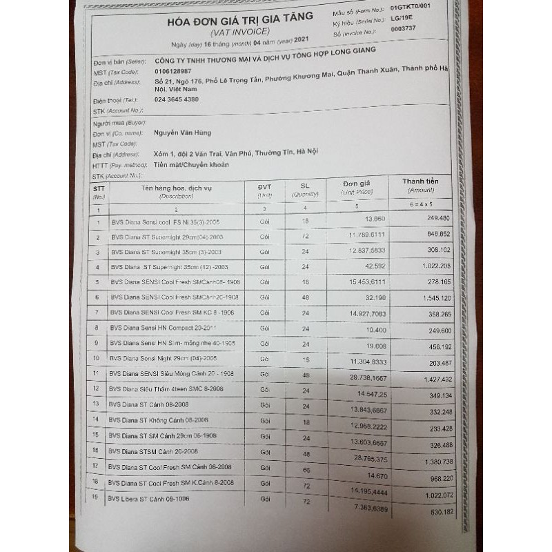 Combo 6 gói BVS Sen Si Mỏng Cánh 8 miếng