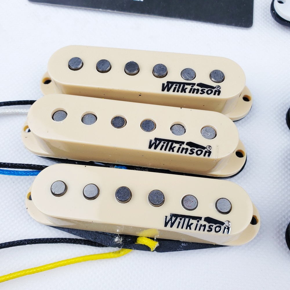 Pickup Lõi Đơn 60 's WVS Alnico V Màu Vàng Cho Đàn Guitar Điện