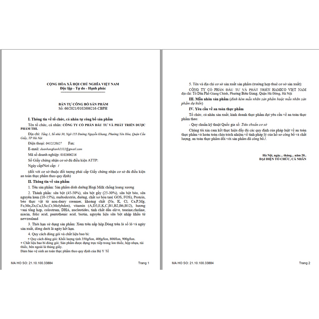 Sữa chống loãng xương Hogi milk 400g giúp xương chắc, tăng cường Canxi khỏe khớp