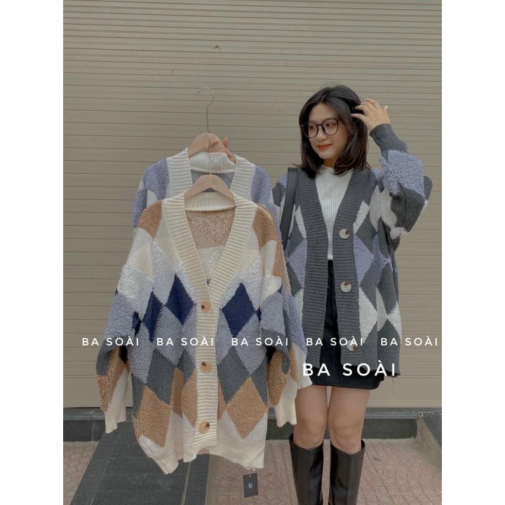 [ÁO CHOÀNG] Áo khoác len Cadigan lông thỏ phong cách Hàn Quốc freesize cho nữ | BigBuy360 - bigbuy360.vn