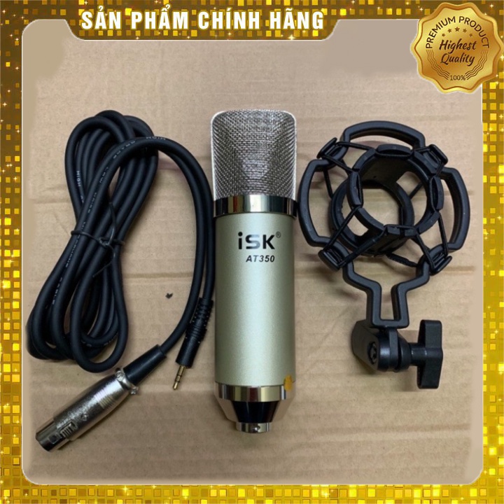 [Mã ELHACE giảm 4% đơn 300K] Mic Thu Âm ISK AT350 Chuyên Dụng Cho Thu Âm