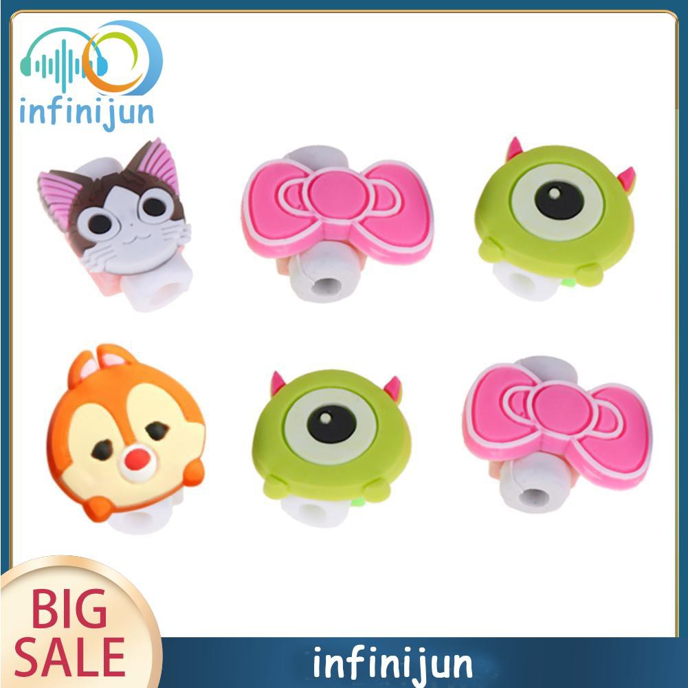 Phụ Kiện Bảo Vệ Đầu Dây Cáp Hoạt Hình Dễ Thương