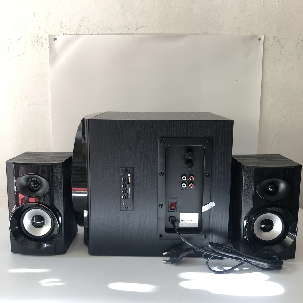 Loa Vi Tính GOLDEN FIELD H306 2.1CH USB, BLUETOOTH, FM - Hàng Chính Hãng