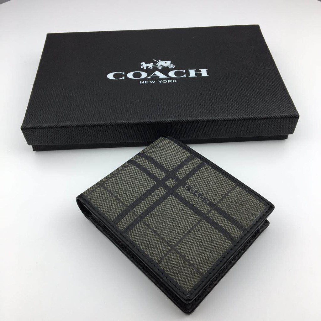 Ví ngắn nam Coach lịch lãm tiện dụng
