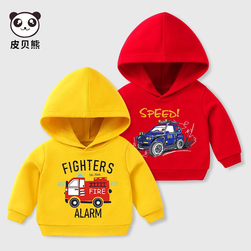 áo nỉ bông hoodie dài tay có mũ thu đông bé trai bé gái hàng Quảng Châu cao cấp không bai không xù mịn đẹp