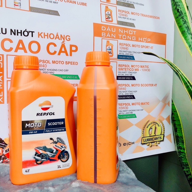 Nhớt Repsol Scooter 5w40 ( nhớt tay ga)