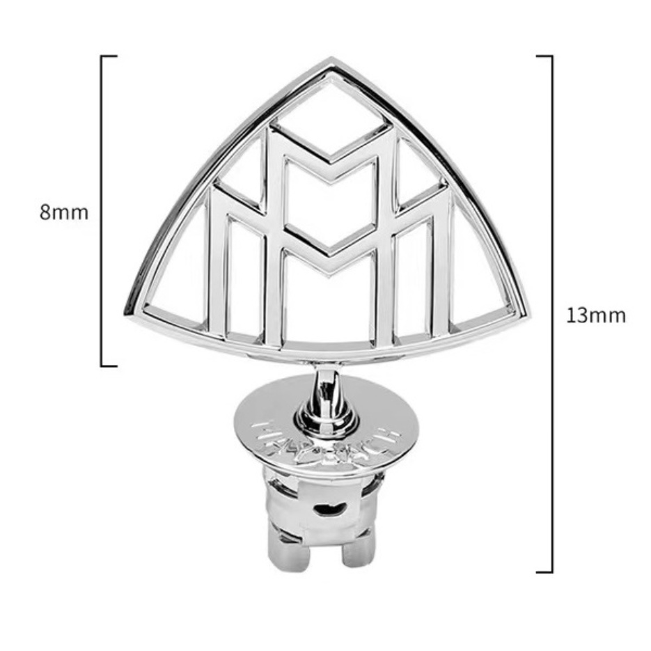 Logo S-Class Maybach S400 S600 Gắn Trang Trí Mui Xe Hơi