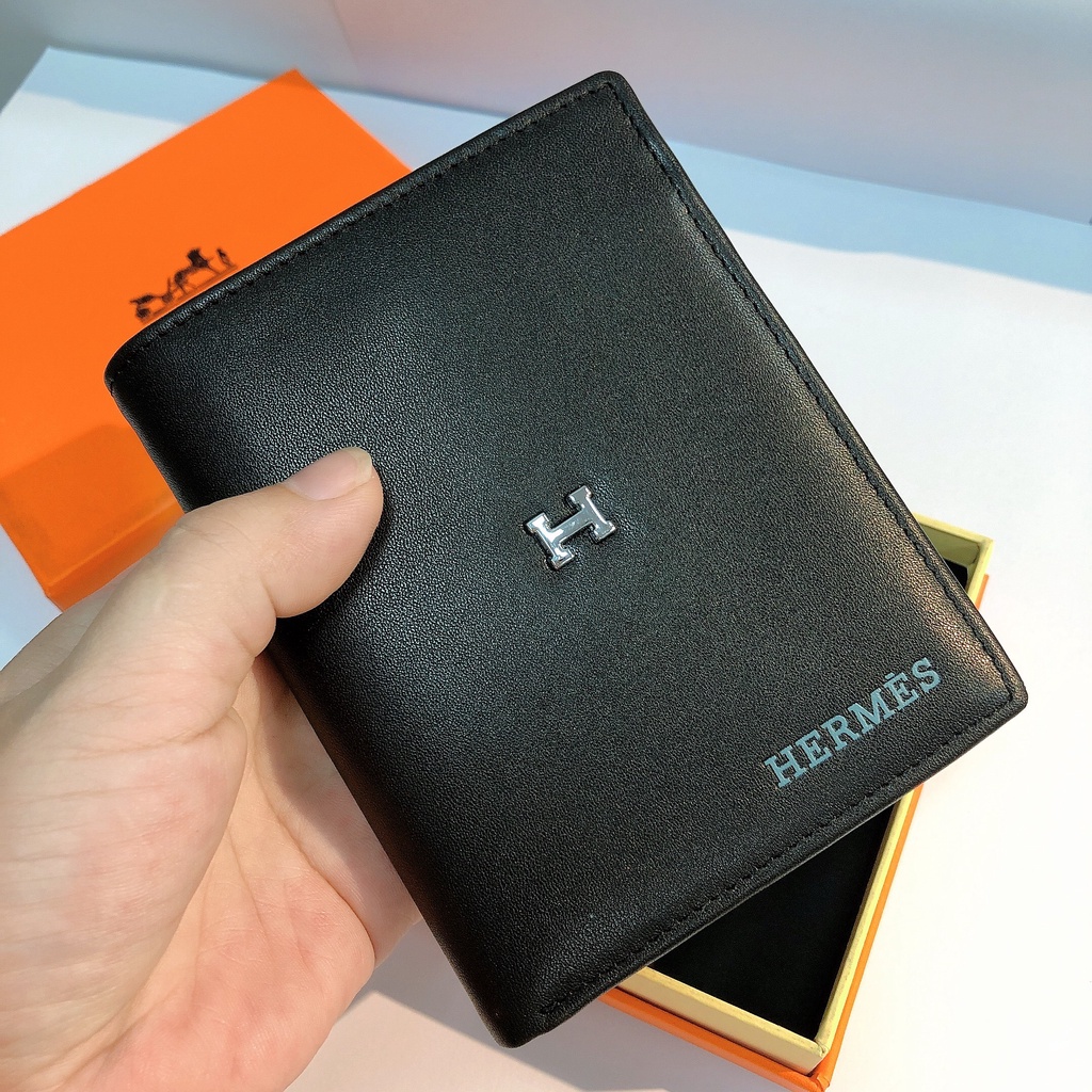 Ví Nam HM fullbox Da Bò Cao Cấp Kiểu Dáng thời Trang Trẻ Trung