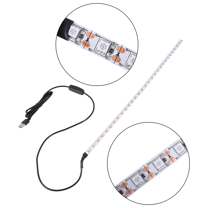 Dây Đèn LED UVC Khử Trùng 5V Có Góc Tiện Dụng