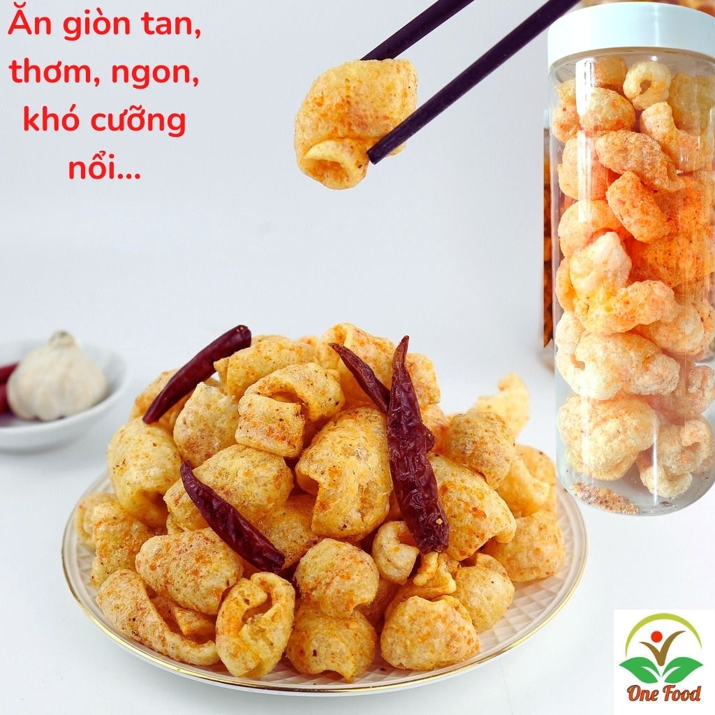 Da Heo Tỏi Ớt Loại 1, DA HEO CHÁY TỎI LOẠI NGON, Đồ Ăn Vặt Hà Nội Vừa ngon vừa rẻ,OneFood68 | BigBuy360 - bigbuy360.vn