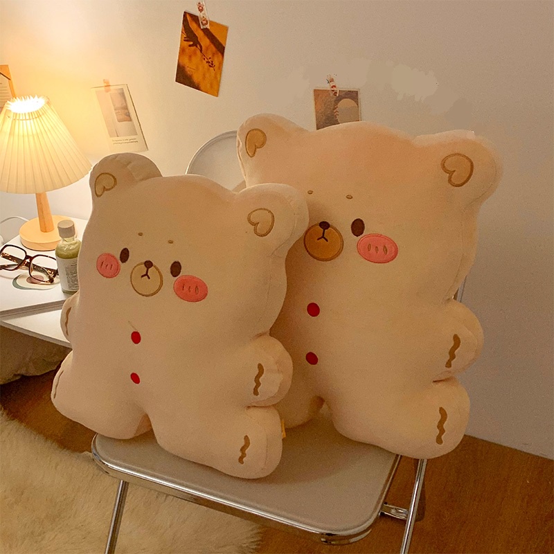 Order | Gấu nâu / gấu bông tựa lưng / bộ chăn gối văn phòng, sinh viên tiện lợi