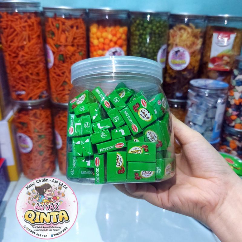 KẸO CHOCO CUBE ( DẠNG HỦ ) - 120VIÊN -