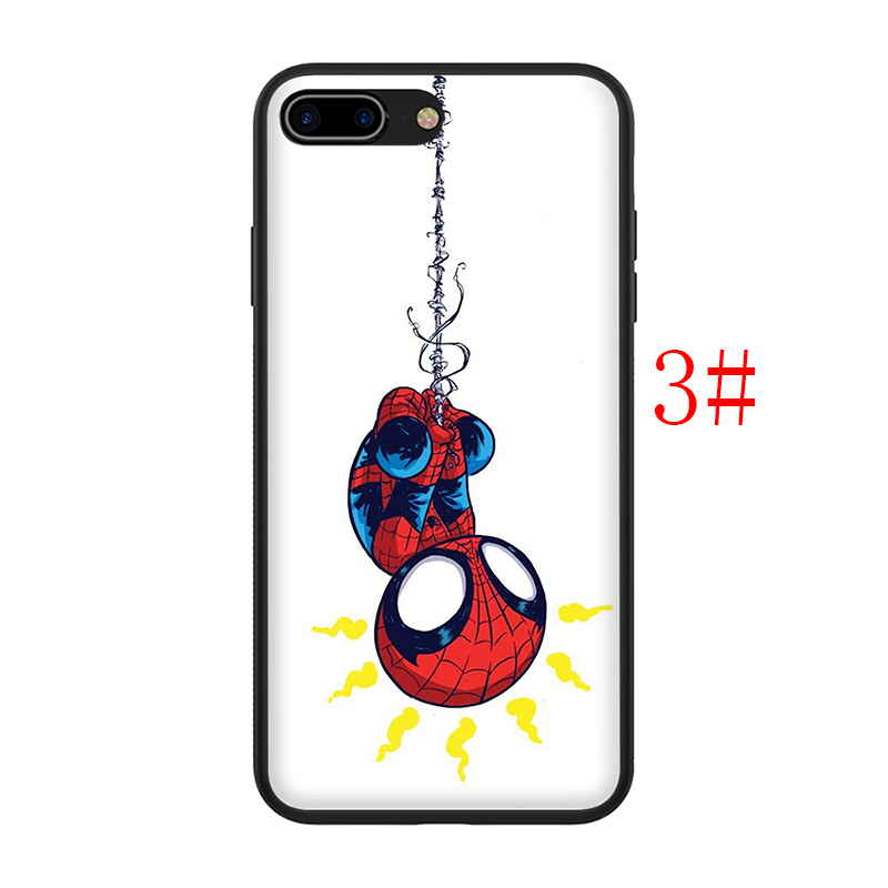 Ốp điện thoại TPU silicon dẻo họa tiết Marvel SpiderMan cho iPhone 8 7 6S 6 Plus 5 5S SE 2016 2020 T114