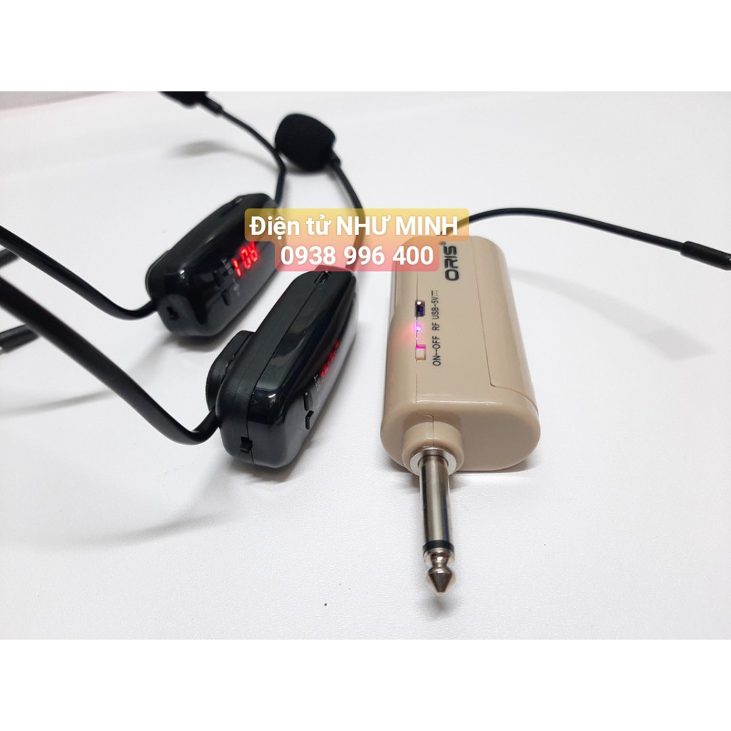 Micro đeo tai không dây 2 người UHF ORIS 998