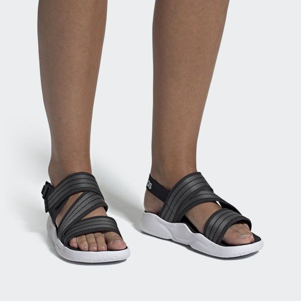 Dép xăng đan thời trang Adidas 90s Sandal "Core Black" EG7647 - Hàng Chính Hãng - Bounty Sneakers