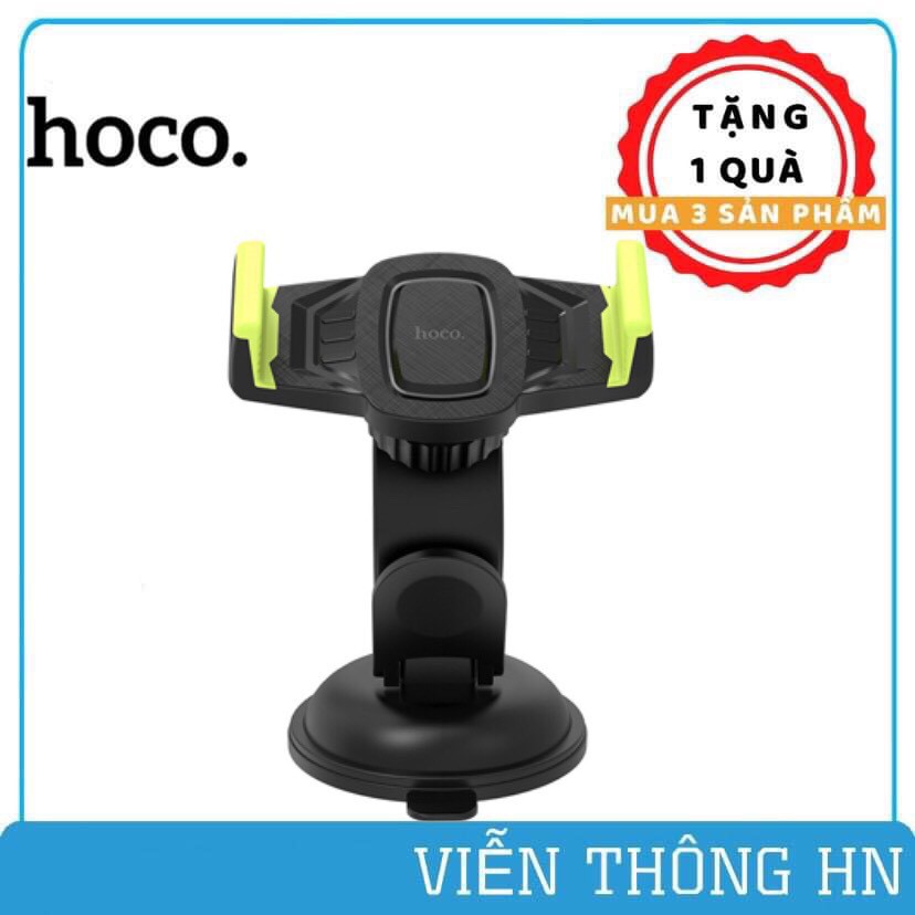 Giá đỡ điện thoại trên ô tô xe hơi cao cấp - Hoco CA40 - kẹp điện thoại trên oto