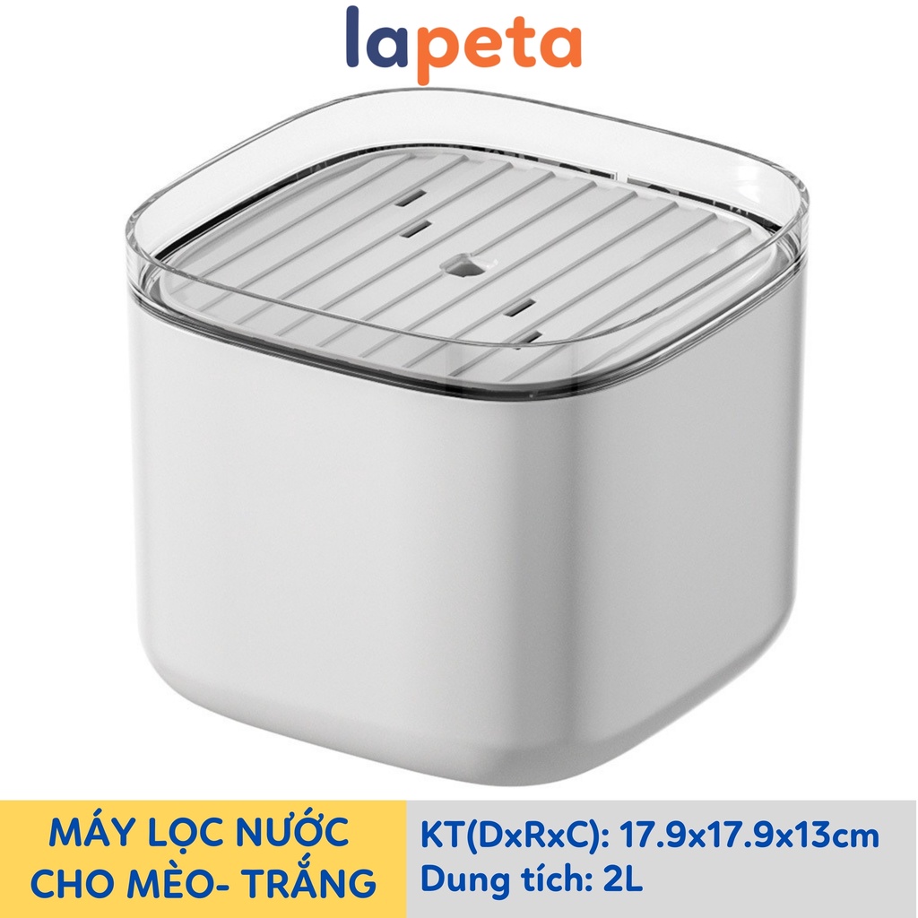 Máy lọc nước cho mèo uống tự động dung tích 3L Lapeta