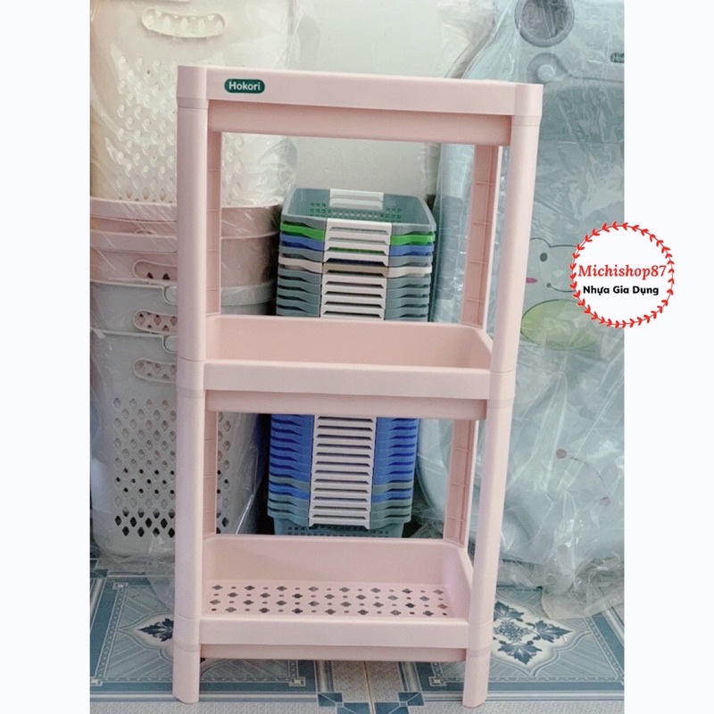Kệ Để Đồ Đa Năng Nhà Tắm, Phòng Bếp 2,3,4 Tầng Osaka Hokori Nhựa Việt Nhật Cao Cấp Mẫu Mới