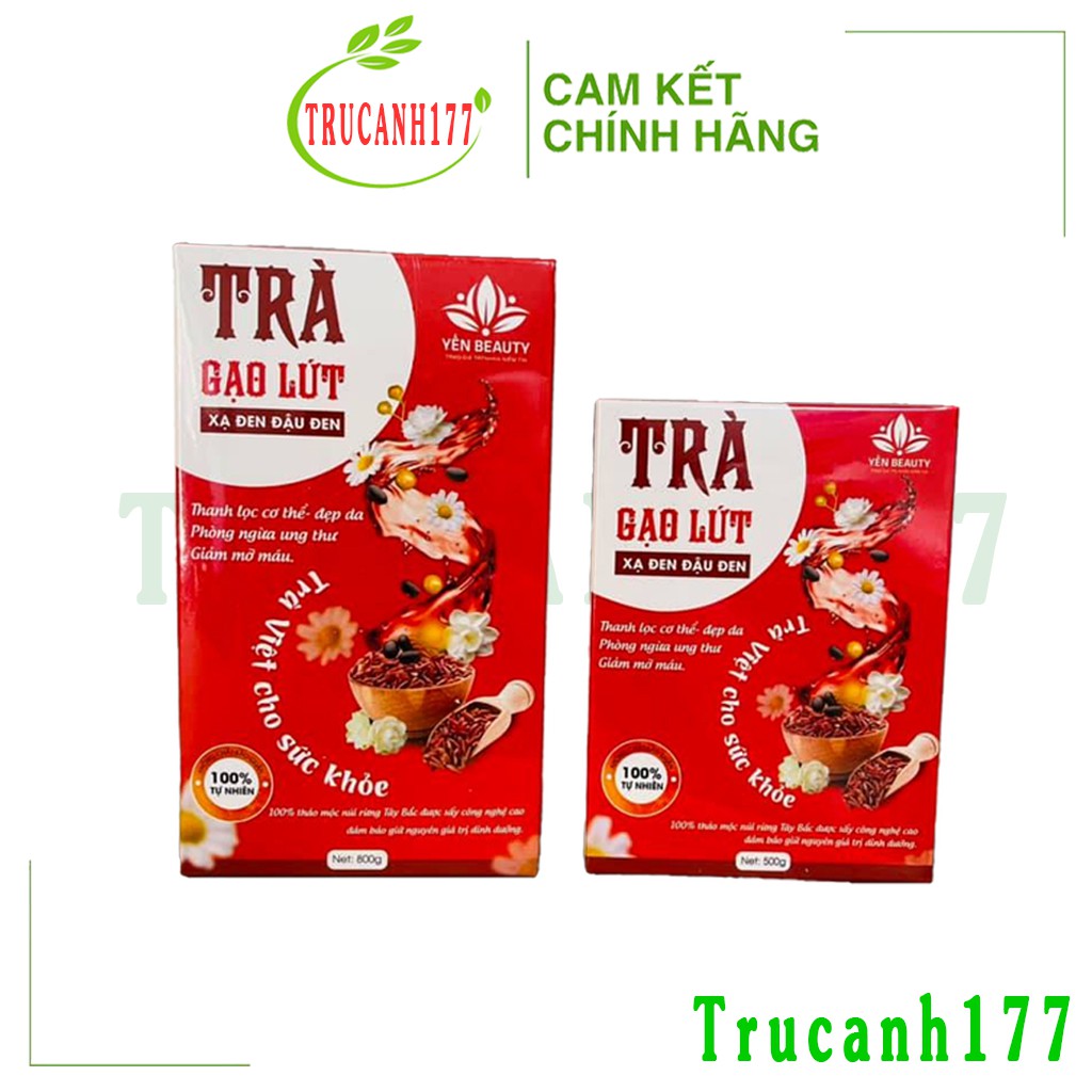 [CHÍNH HÃNG] TRÀ GẠO LỨT XẠ ĐEN ĐẬU ĐEN, Hoa Cúc, Hoa Nhài Thanh lọc cơ thể, Đẹp da