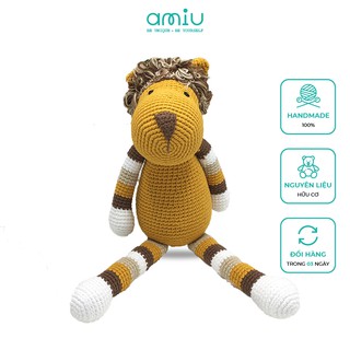 Gấu bông móc len Amigurumi cao cấp Amiu Việt Nam - Sư tử Bingo handmade - SP000373