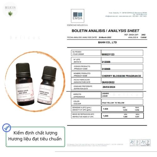 Hương hoa Anh Đào  - Hương liệu mỹ phẩm - làm nước hoa - sáp thơm