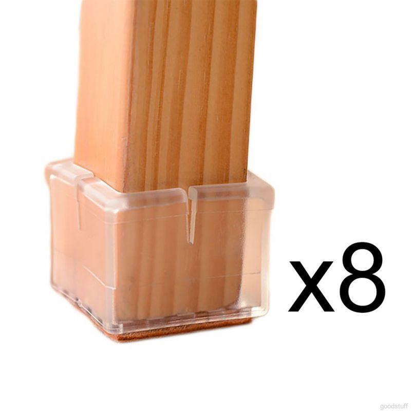 Set đệm silicone/ vải nỉ bọc chân ghế an toàn | BigBuy360 - bigbuy360.vn