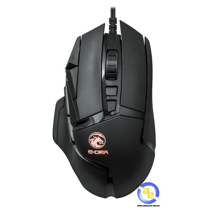 Chuột Gaming có dây E-DRA EM6502 | 12400 DPI| Cảm biến Pixart 3327 | Thiết kế công thái học | BH 24 tháng|