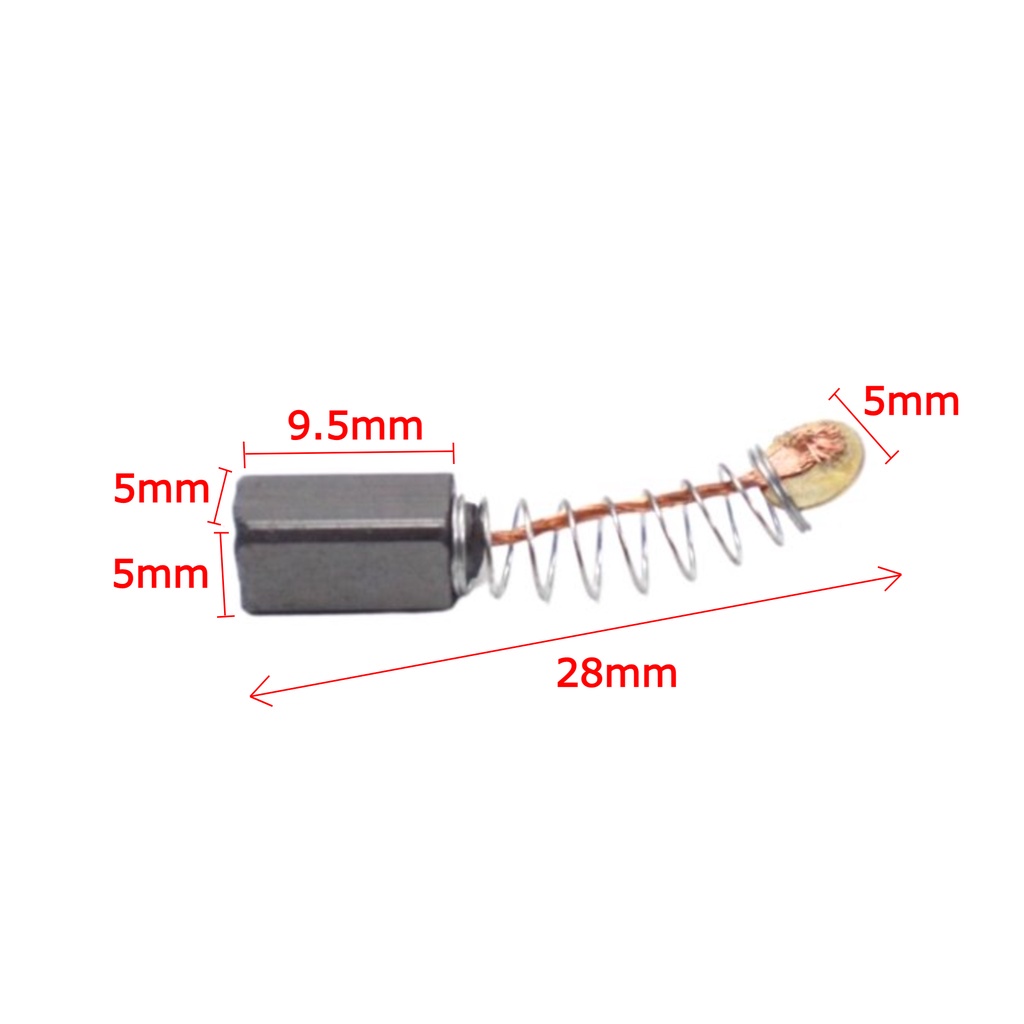 Cặp chổi than dùng cho máy phay điện, máy soi gỗ