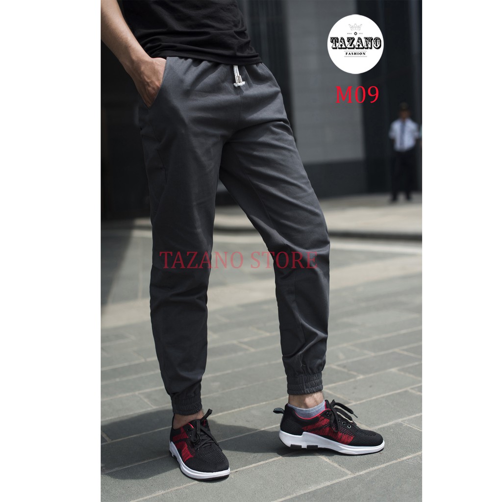 Quần Jogger Kaki Nam Co Giãn 4D Hàng Xuất Khẩu (Màu Xám Lông Chuột)