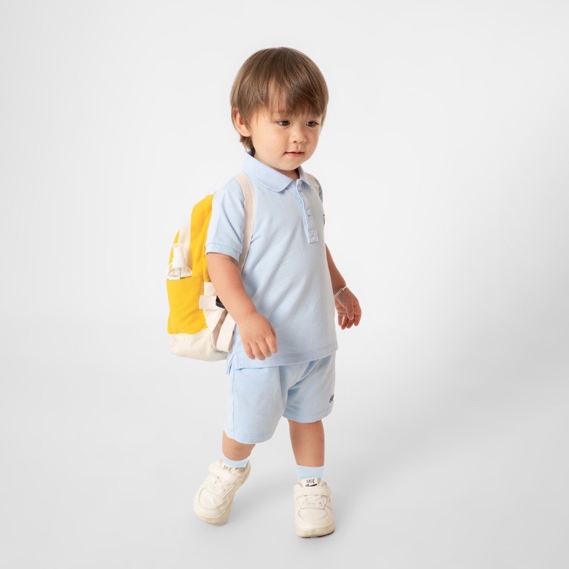 Bộ cộc tay Ponnie Bu,Bộ quần áo polo ponie cho bé trai bé gái,Bộ cộc tay polo Bu ponie