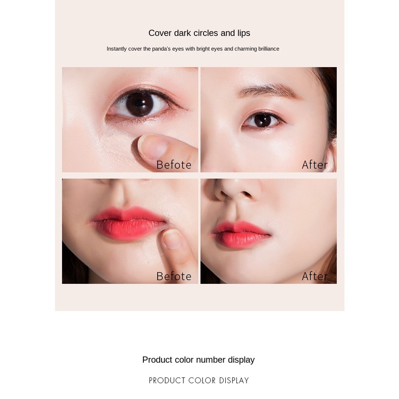 Kem Che Khuyết Điểm Làm Sáng Da Nhiều Màu Tùy Chọn