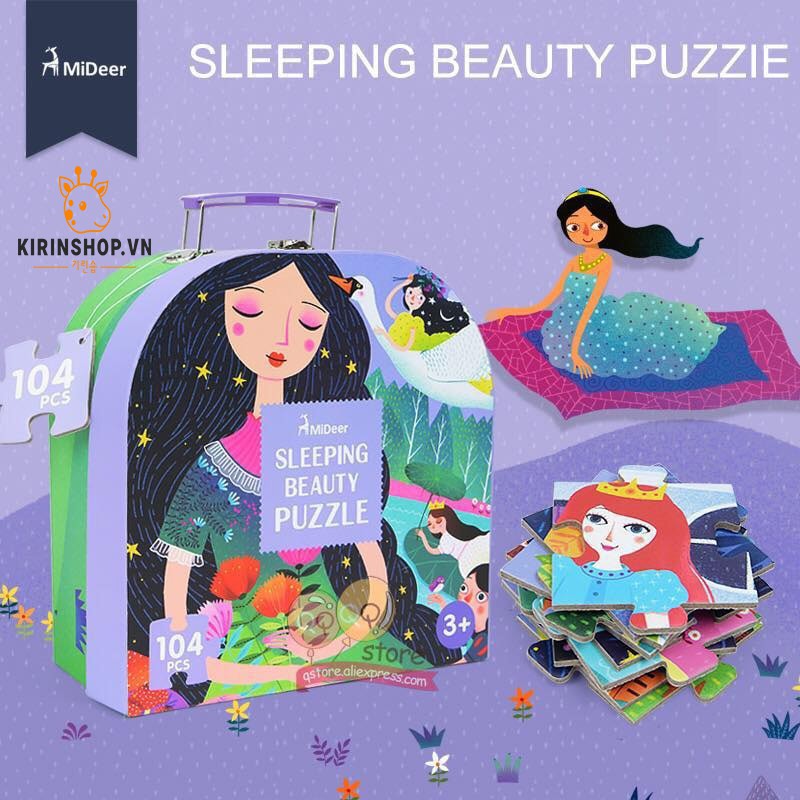 Xếp Hình Vali Sleeping Beauty - Mideer