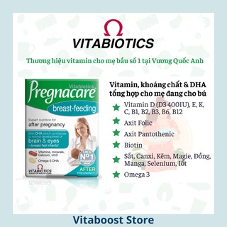 Vitamin bú Pregnacare Breastfeeding cho mẹ bú Anh