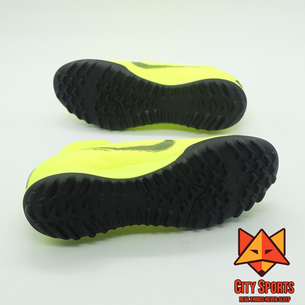 Giày đá bóng sân cỏ nhân tạo Nike Mercurial Superfly VI Elite TF – Volt/Black AH7374 701